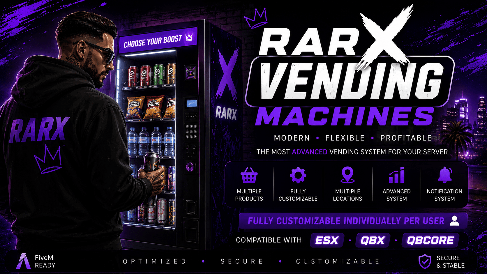 Rarx Vending Machines — Scripts FiveM resource